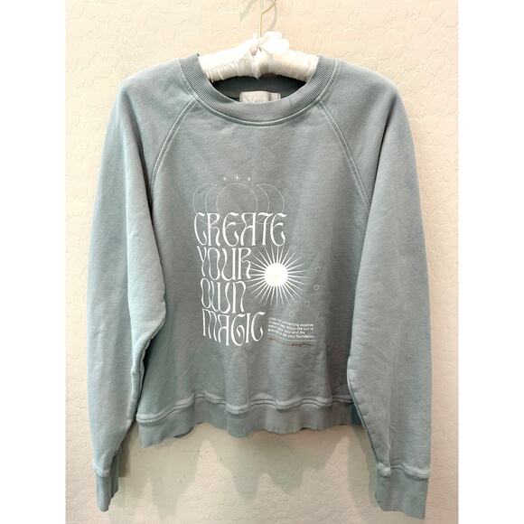 SPIRITUAL GANGSTER | Create Your Own Magic Graphic Blue Sweatshirt | Medium - Picture 1 of 9